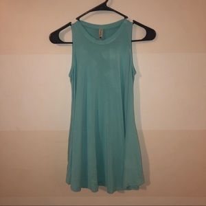 *** Aqua Pomelo Swing Dress ***